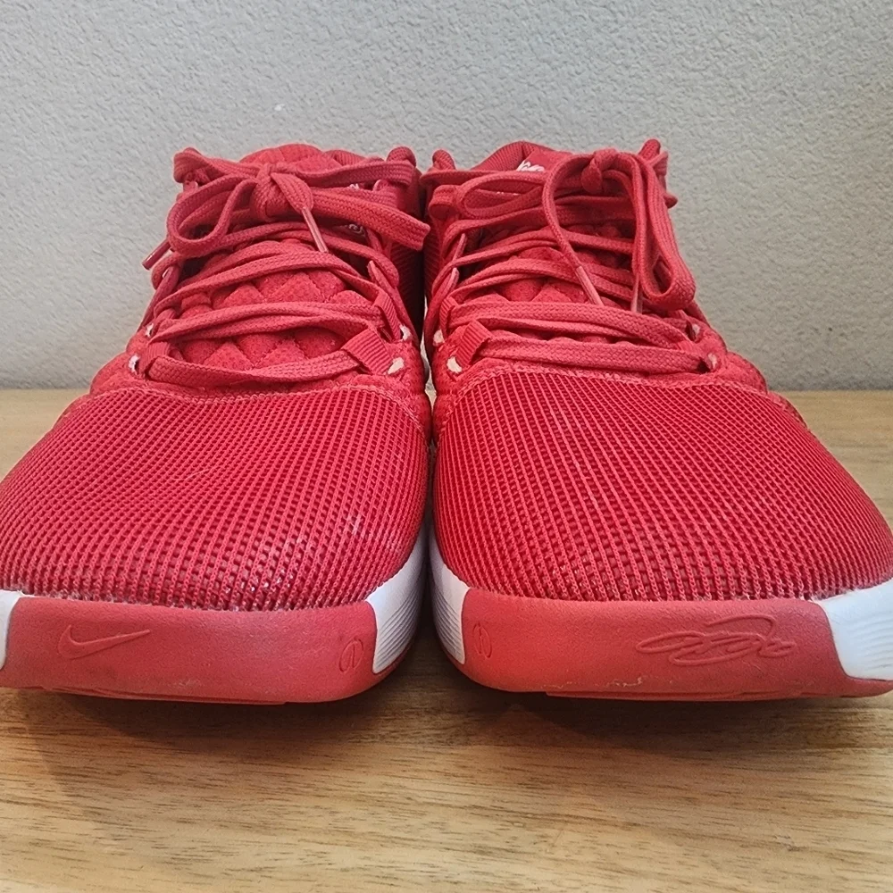 Nike Mens LeBron Witness VIII Basketball Shoes Sneakers Lace Up Mesh Red Size 14